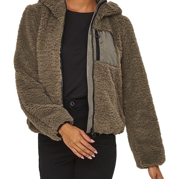 VERO MODA Hooded Teddy Jacket - Picture 3 of 5